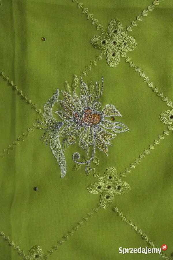 Materiał żorżeta haft 105237 Piekary Śląskie