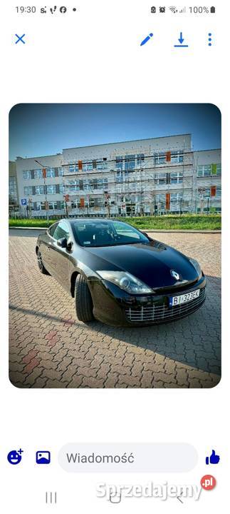 Sprzedam Renault laguna3 coupe 20turbo benzyna elektrochrom. lusterko wst. Motoryzacja Białystok