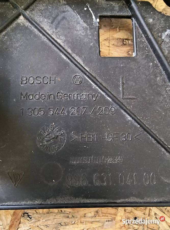 uchwyt mocowanie ślizg lampy lewy przód porsche Kakonin