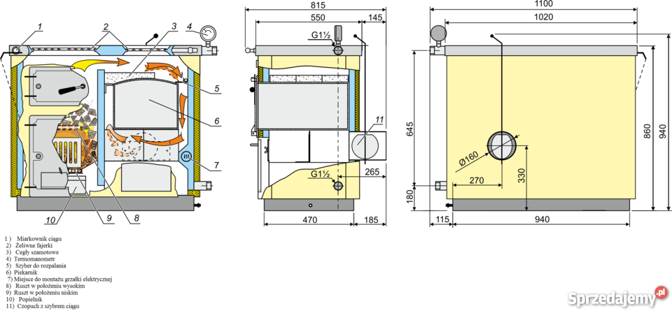kuchnia do co piec Kalvis 4 AB Lębork