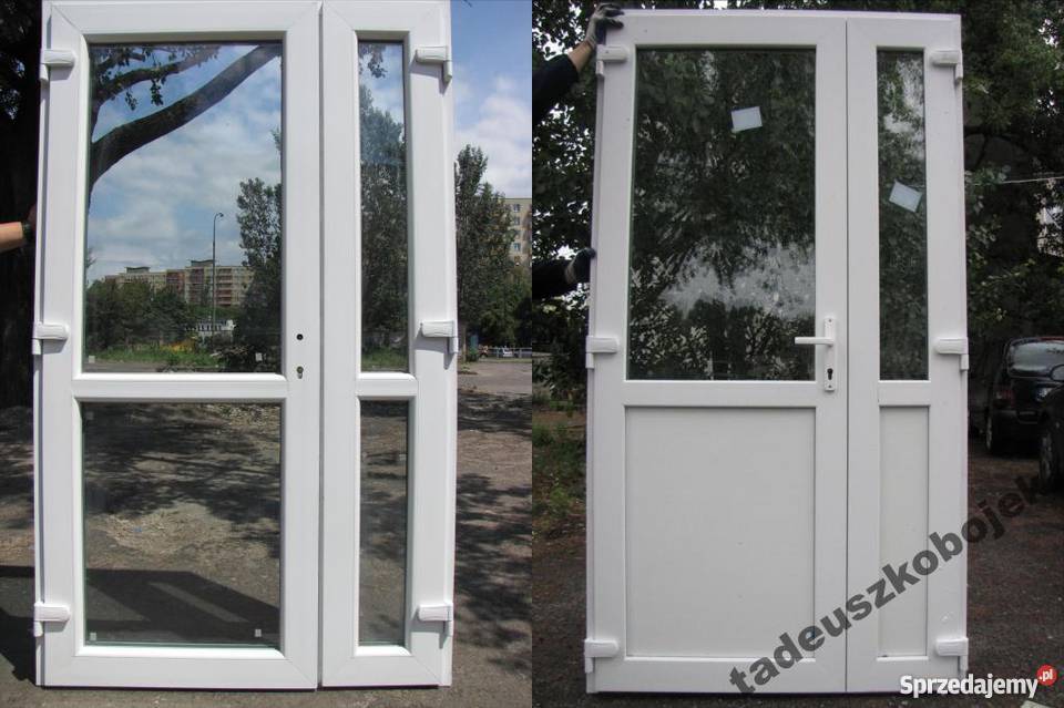 DRZWI PCV125X 210 SKLEPOWE CIEPŁE