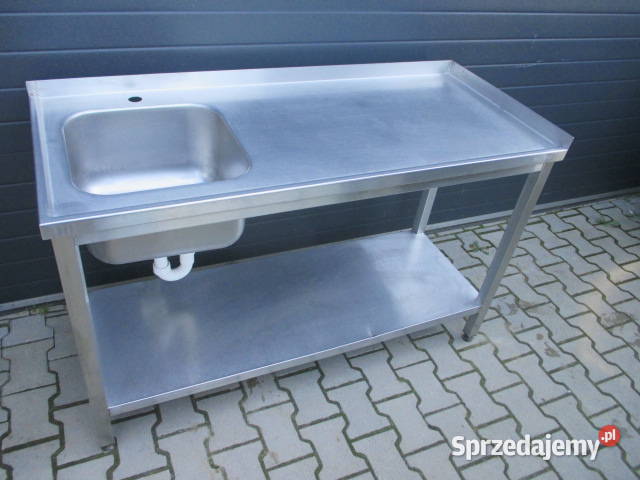 ZLEW GASTRONOMICZNY 1 KOMOROWY Z PÓŁKĄ 1406085 Ostrów Wielkopolski