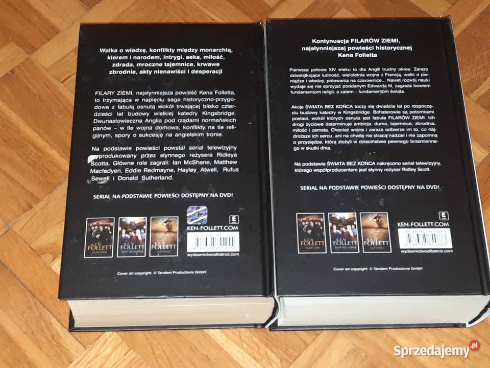 Zestaw dwóch powieści Kena Folletta Filary Ziemi Proza i poezja Wrocław