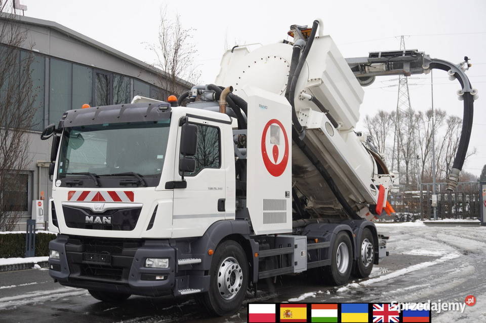 MAN TGM 26340 Zabudowa WUKO Rivard 118m3 120 oś Kraków