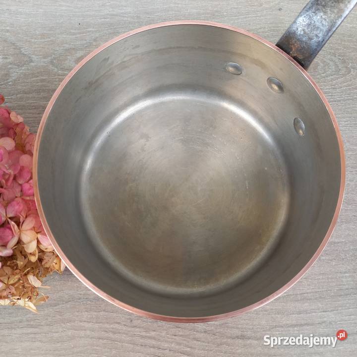 Profesjonalny miedziany rondel poj 3 litry grube Warszawa