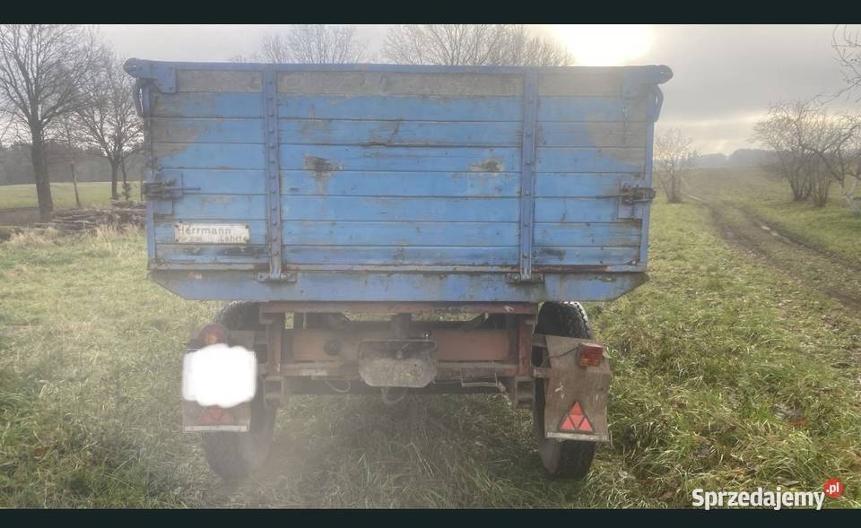 Przyczepa wywrotka zarejestrowana Przyczepy rolnicze Ostrowice