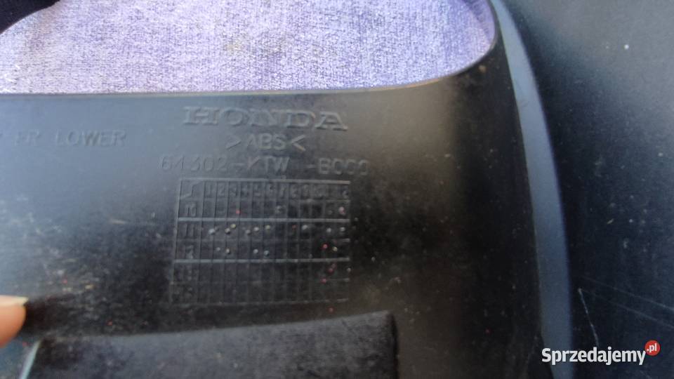 Osłona chłodnicy panel przedni Honda SH 300 1015 Księżyno
