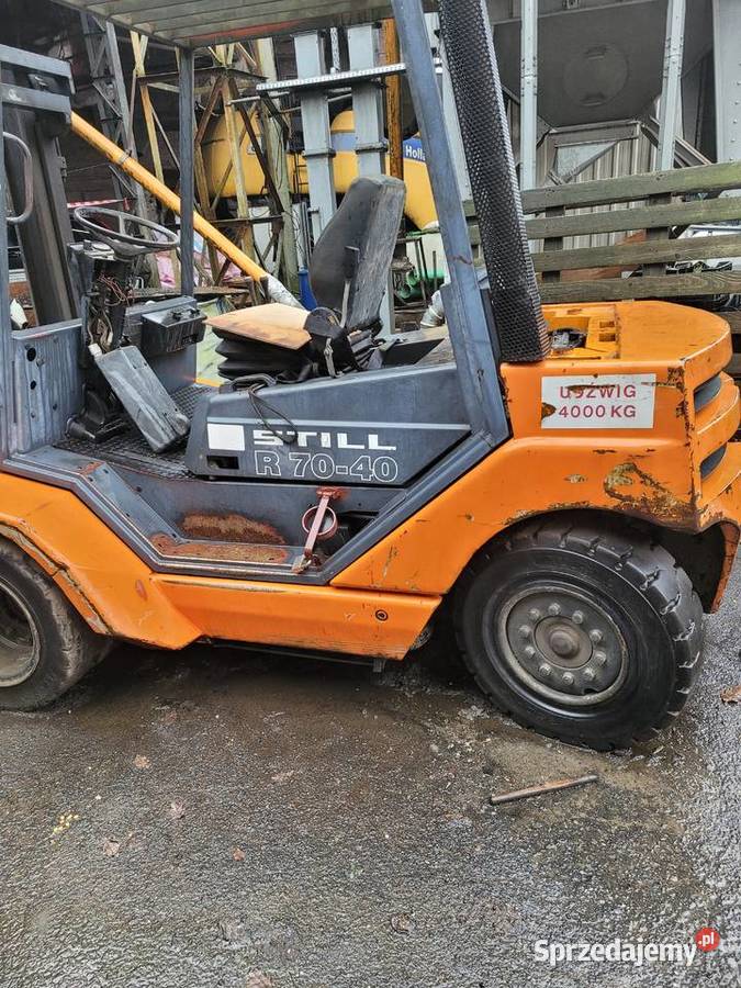 Wózek widłowy STILL R7040 z silnikiem Deutz 1012 Układ napędowy lubuskie Czerwieńsk