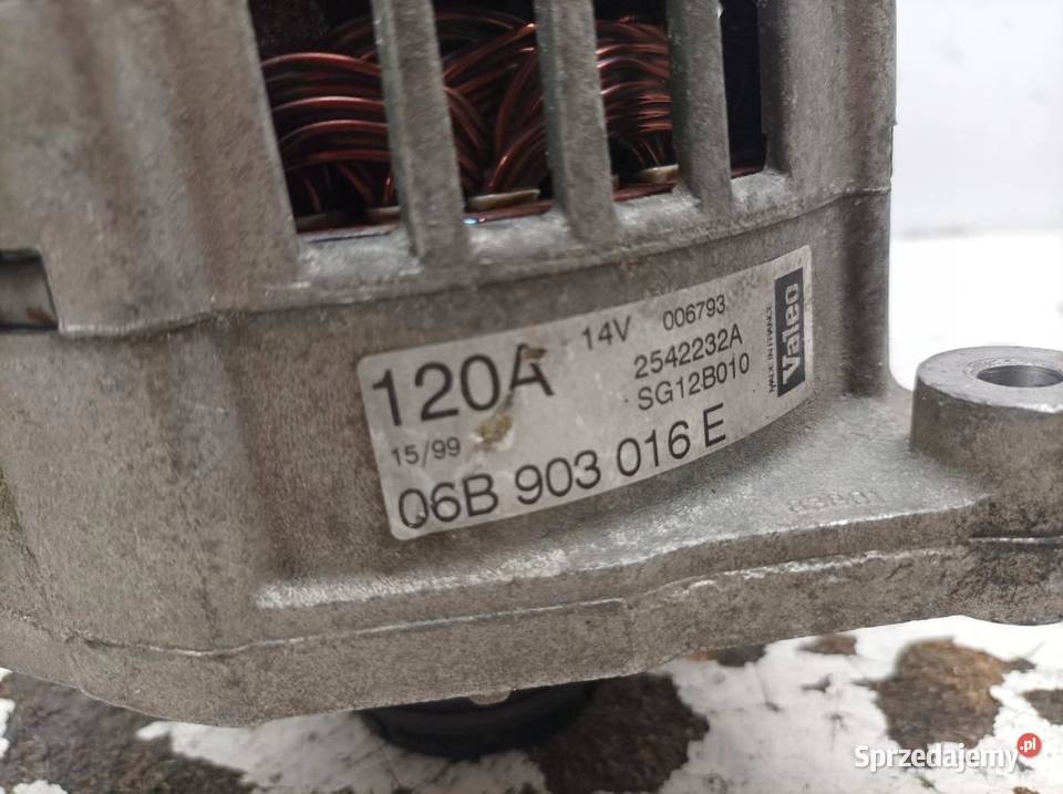 ALTERNATOR 06B903016E 18 20V Audi A4 I 19942001 świętokrzyskie sprzedam