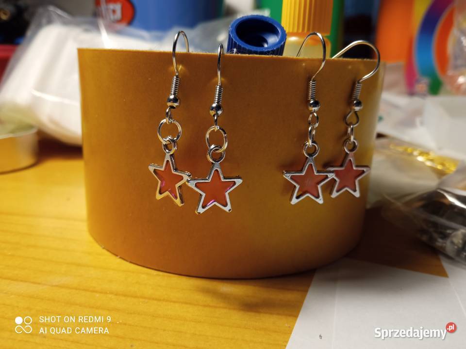 Kolczyki z żywicy Łódź