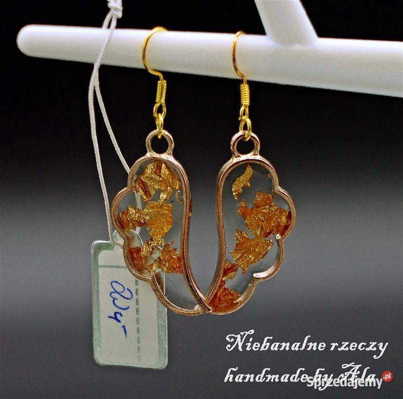 Kolczyki z żywicy łódzkie Kutno