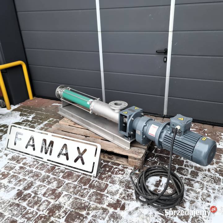 Pompa śrubowa ślimakowa spożywcza Netzsch Błonie