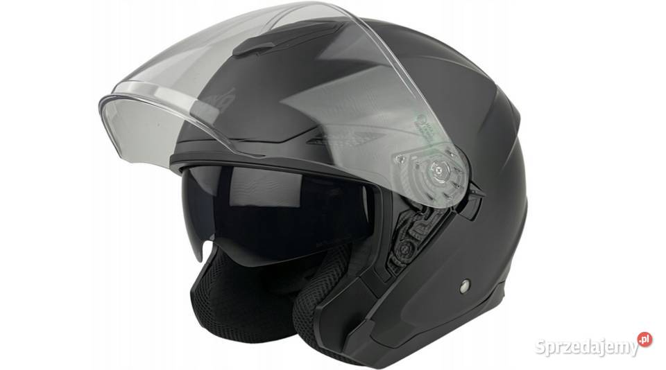 KASK MOTOCYKLOWY OTWARTY NAXA S30 Z Kaski i odzież śląskie Sosnowiec