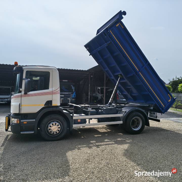 Scania P230 wywrotka resor blokada mostu śląskie Częstochowa