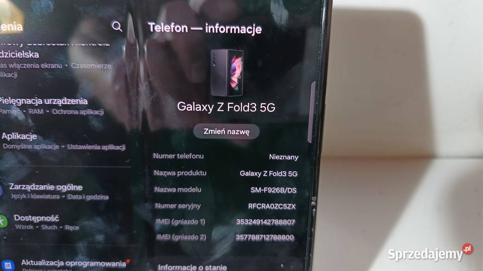 Smartfon SAMSUNG Galaxy Z Fold 3 12256GB Katowice