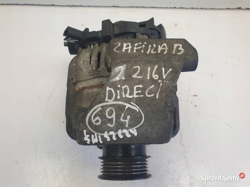 ALTERNATOR Opel Zafira B 22 DIRECT 0124325168 Układ elektryczny silnika Motoryzacja Chełm sprzedam