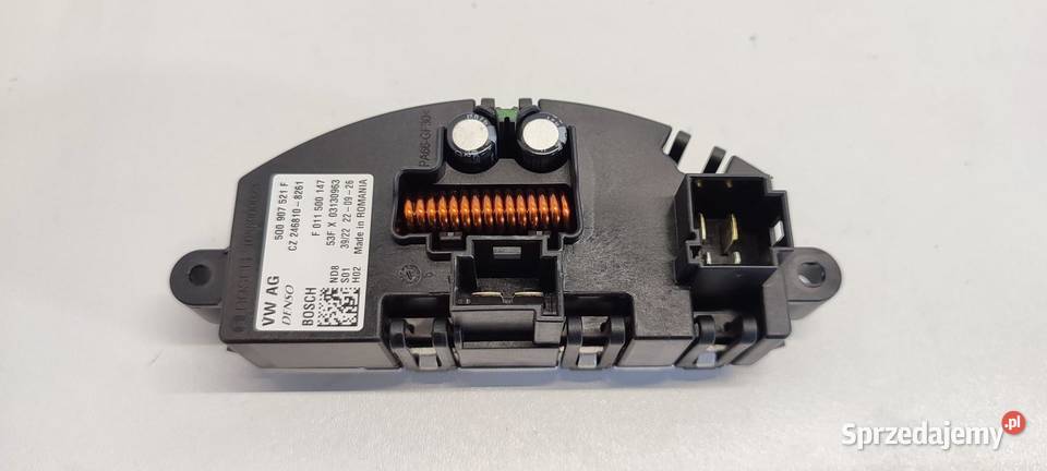 SKODA KODIAQ REZYSTOR DMUCHAWY 5Q0907521F Rezystory dmuchaw dolnośląskie
