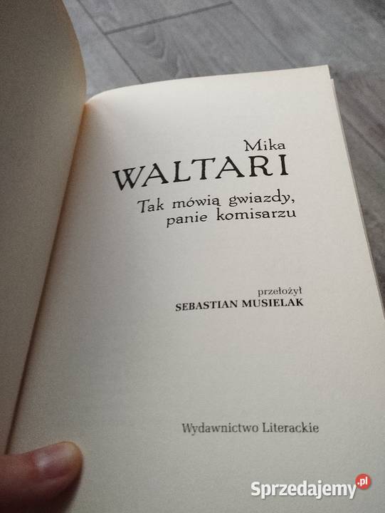 tak mówią gwiazdy panie komisarzu mika waltari Poznań