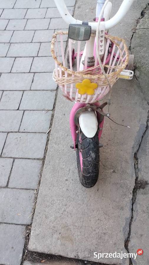 Rowerek dziecka kółka boczne koszyk Krosno sprzedam