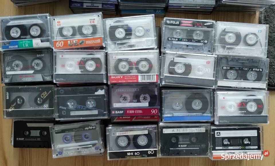 Kasety magnetofonowe markowe używane pakiet 220 Warszawa