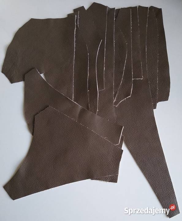 Skóra Licowa Włoska średnie i małe kawałki Gdańsk sprzedam