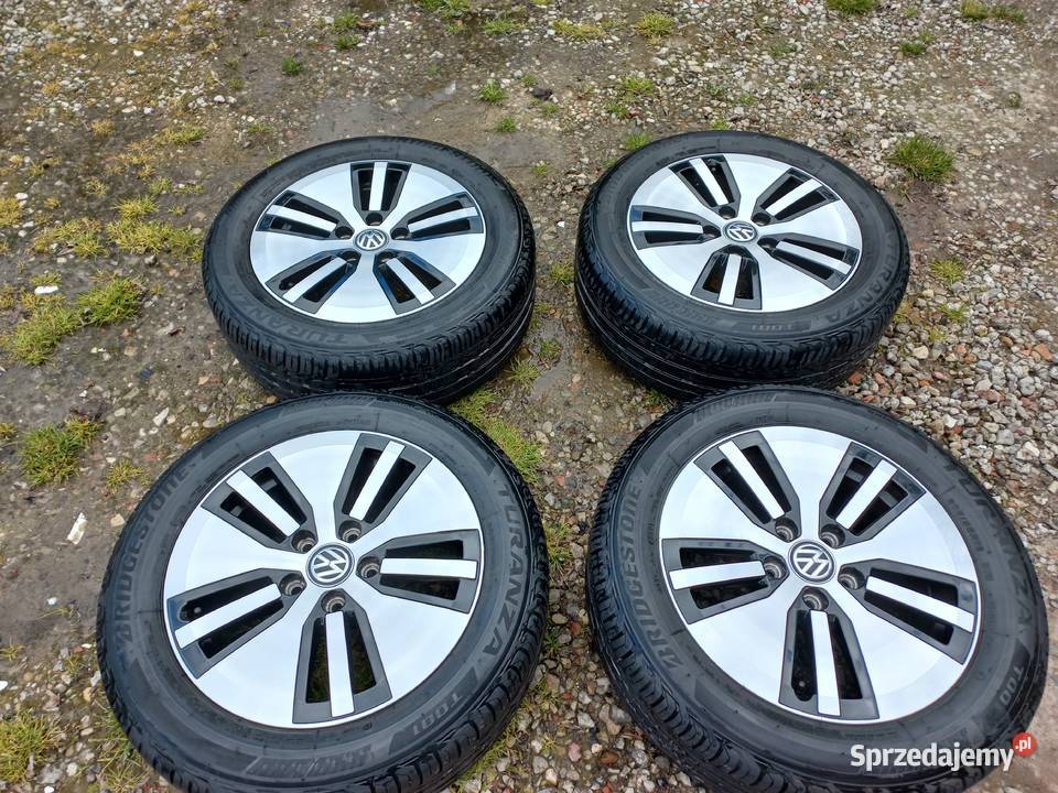 Alufelgi 16 VW Golf 7 GTE z oponami 5x112 Samochodowe Lublin sprzedam