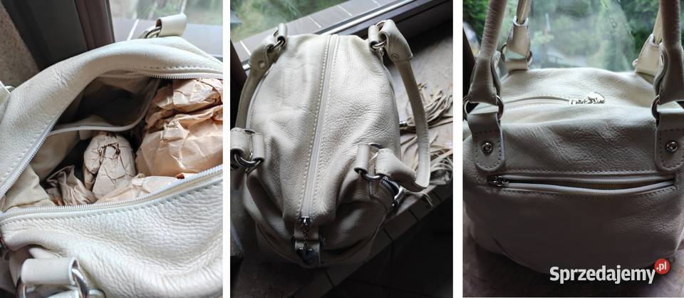 włoska skórzana skórkowa torba shopper worek do 28cm świętokrzyskie Kielce