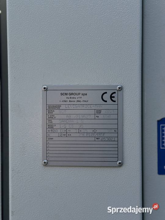 Szlifierka szerokotaśmowa SCM Sandya 1S 950 RT Łabuńki Pierwsze sprzedam