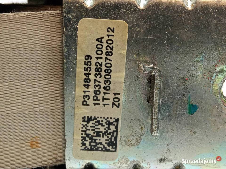 PAS BEZPIECZEŃSTWA LEWY PRZÓD KIEROWCY V90 Volvo osobowe