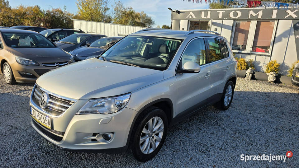 Volkswagen Tiguan 150 4X4 Super stan MANUAL 6 komputer pokładowy dolnośląskie Świdnica
