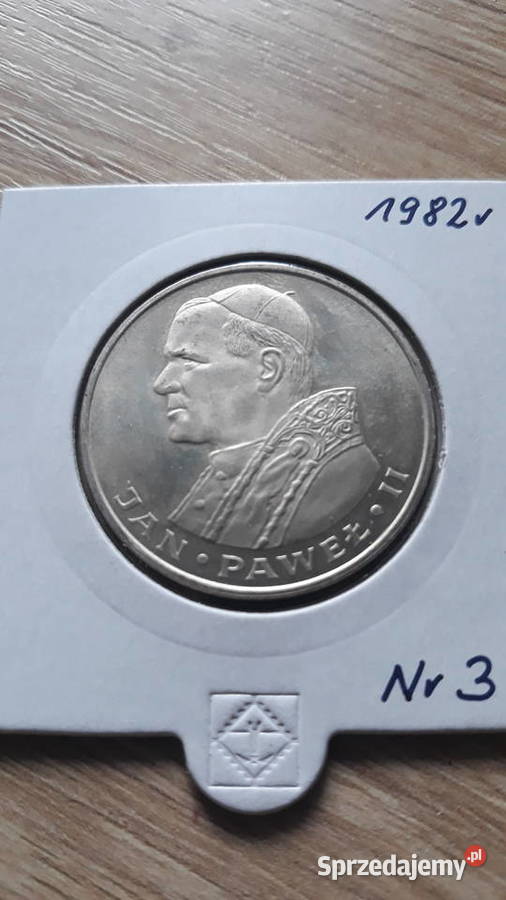 1000 Papież Jan Paweł II 1982 rMennicza 3 Konin