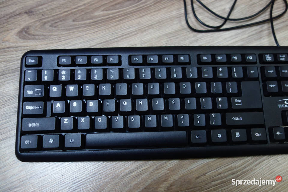 Klawiatura Titanum TK101 Przewodowa Czarna USB Łodygowice