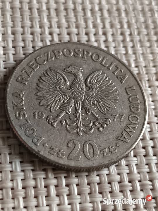 Marceli Nowotko 20 zl 1977 r Chełm