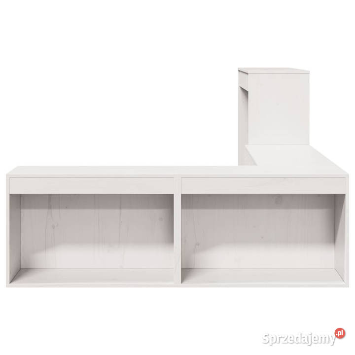 Szafka nocna z biurkiem biała 232x122x75 drewno mazowieckie Warszawa