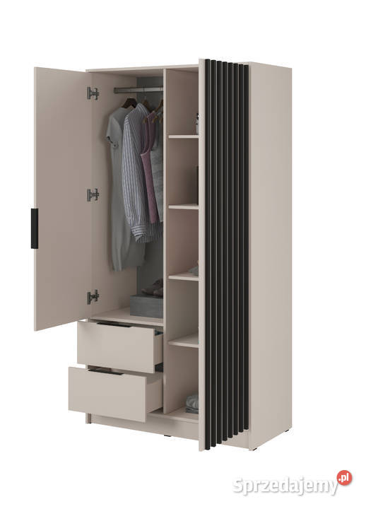 NOWOŚĆ szafa nelly 2d 105 lamele kolor KASZMIR Gdańsk