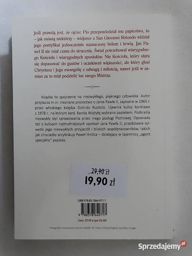 Piękny człowiek Książka o Janie Pawle II sprzedam