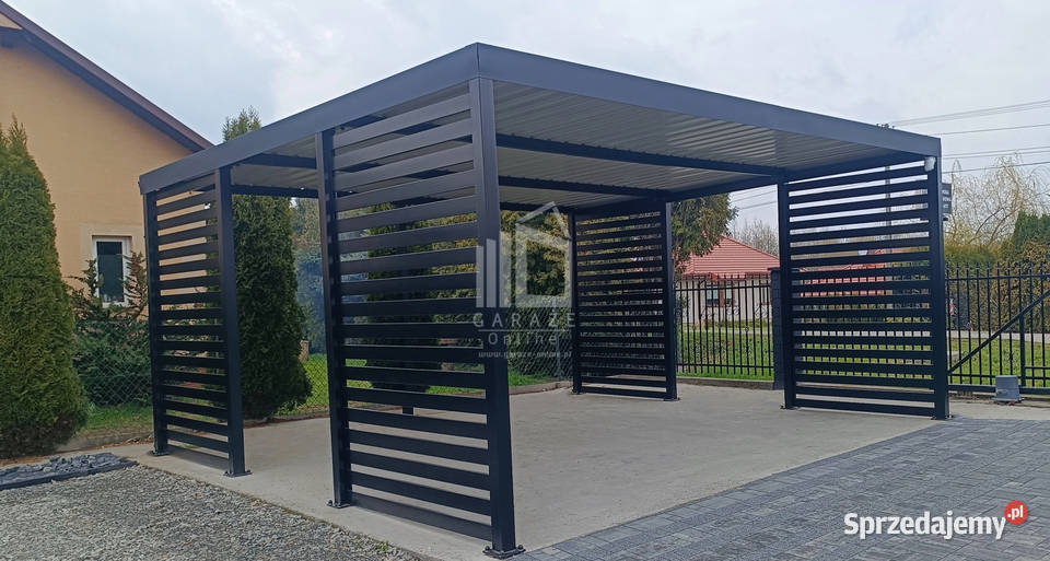 CarPort PREMIUM Wiata samochodowa 5x5 Antracyt Otwock