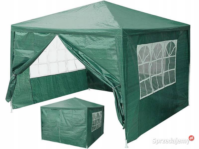 Namiot pawilon ogrodowy handlowy 3x3 m 4 ścianki opolskie Smogorzów sprzedam