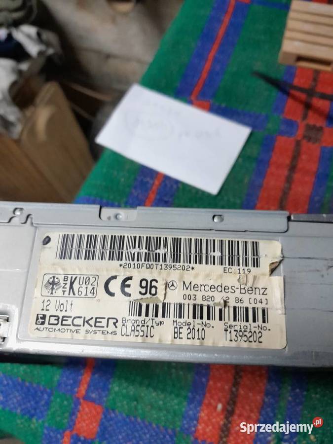 Mercedes Radio BE2010 kasetowy Elektronika Gdańsk sprzedam