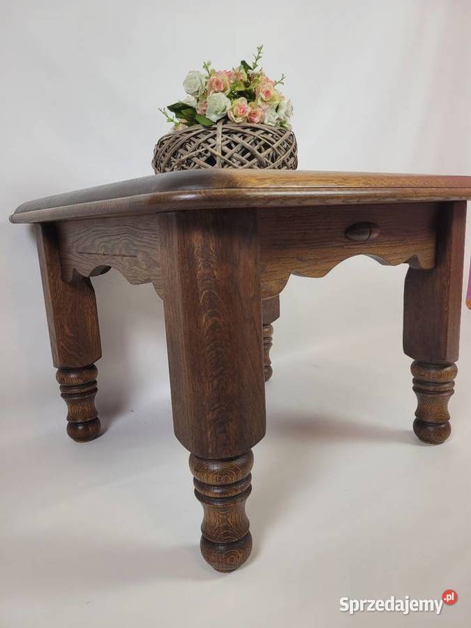 Dębowy stolik kawowy 70cm zachodniopomorskie Białogard