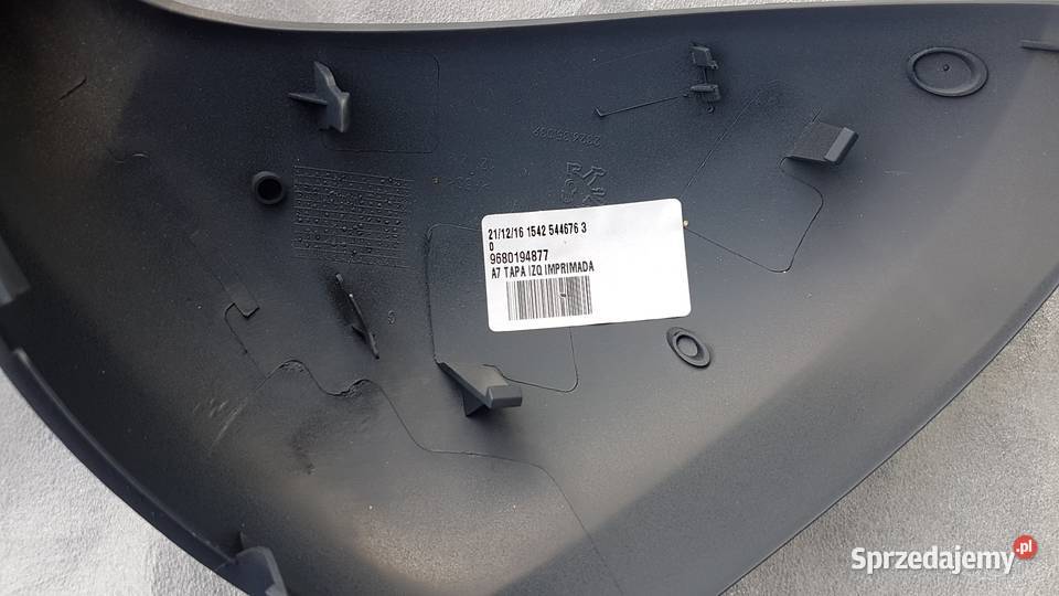 Obudowa nakladka lusterka Peugeot 207 nowa oryg świętokrzyskie Busko-Zdrój