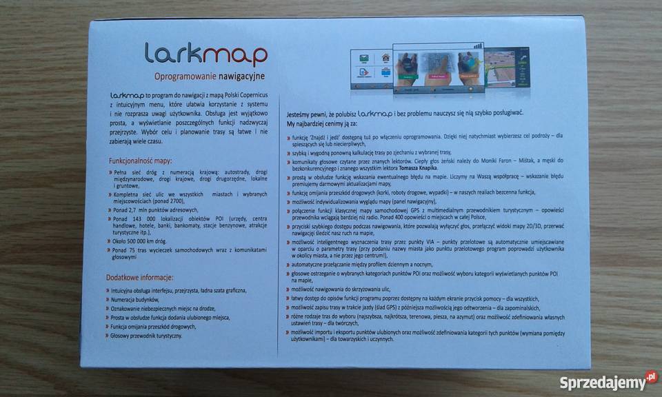 Nawigacja GPS LARK FreeBird 509 Gliwice