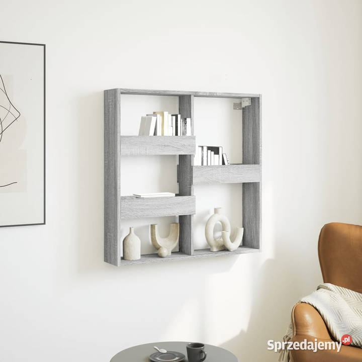 Szafka ścienna szary dąb sonoma 80x15x80 Warszawa