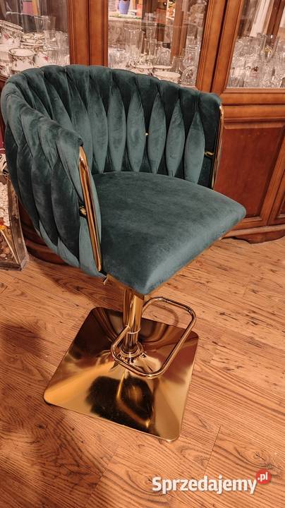 Joker zielony złoty welur