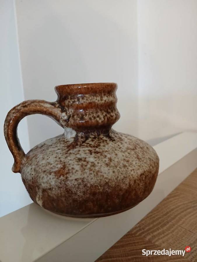 Dzbanek wazon ceramiczny Fat Lava z Niemiec Antyki podkarpackie Wiewiórka