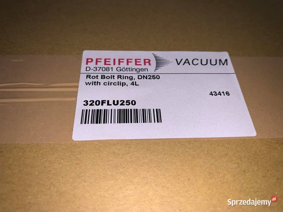 Collar flange Pfeiffer Rot Bolt Ring DN250