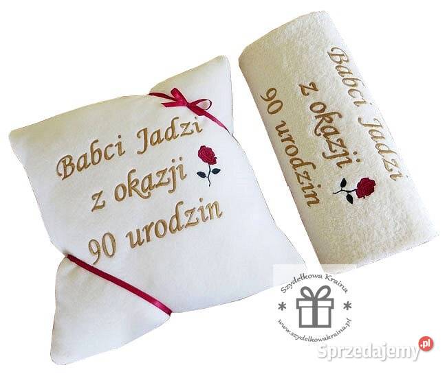 Prezent na URODZINY 18304050607080 poduszka z Dom i Ogród Toruń