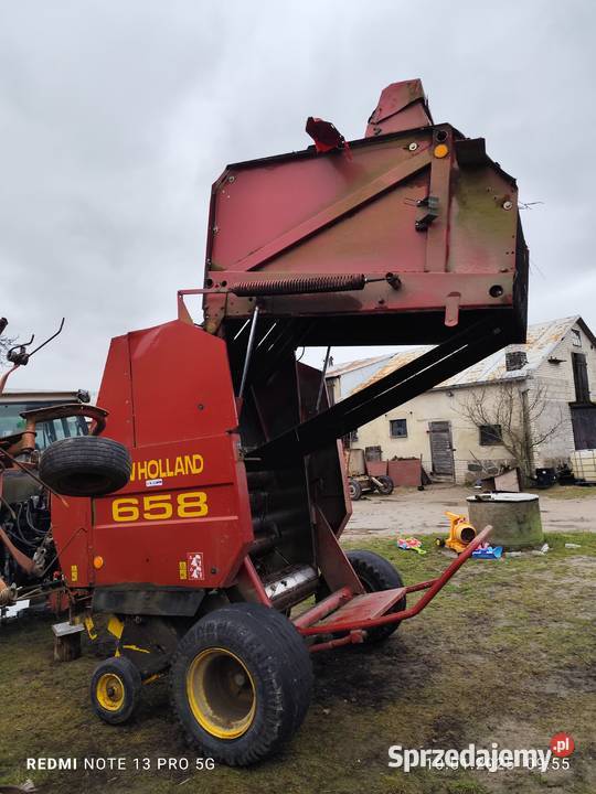 Prasa Holland 658 nowe pasy zamiana kombajn Anna Rolujące (belujące)