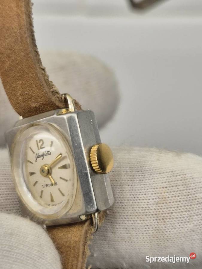 Zabytkowy damski zegarek Glashutte NRD Chorzów