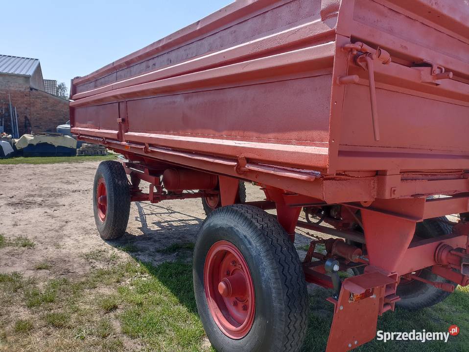 Przyczepa rolnicza hl hw 6011 D50 Ifa Rolnictwo wielkopolskie Wielichowo-Wieś